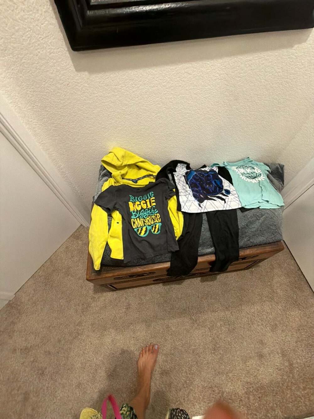Boys 3-Piece Clothing Bundle: GapFit Yellow Hoodie, Old Navy Biggie Graphic T-Sh